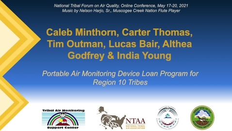 Thumbnail for entry Portable Air Monitoring Device Loan Program for Region 10 Tribes