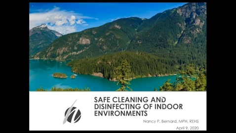 Thumbnail for entry Safe Cleaning and Disinfecting of Indoor Environments