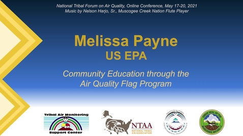 Thumbnail for entry Community Education through the Air Quality Flag Program