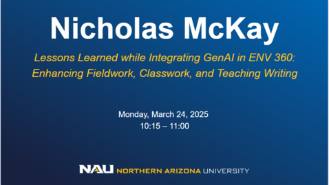 Thumbnail for AI Week - Nicholas McKay