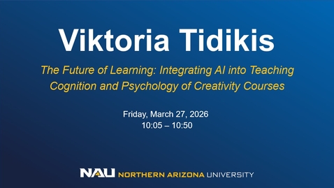 Thumbnail for AI Week 2026 - Viktoria Tidikis