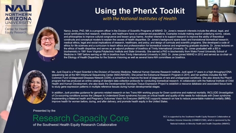 Thumbnail for RCC Workshop: Using PhenX Toolkit