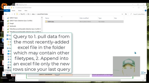 Thumbnail for entry QC Data Sheets Pt 3-Import Newest xlsx in Folder