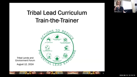 Thumbnail for Tribal Lead Curriculum Train the Trainer (Part 1)