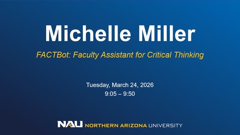 Thumbnail for AI Week 2026 - Michelle Miller