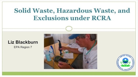 Thumbnail for Introduction to Identifying Wastes