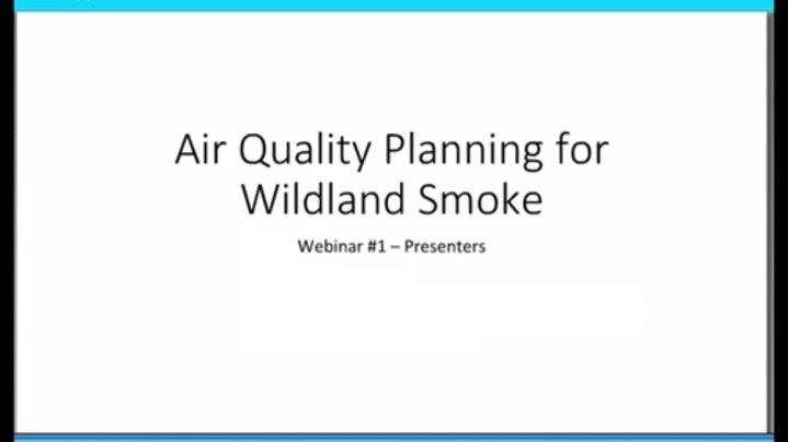 Thumbnail for channel Air Quality Planning for Wildland Smoke