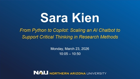 Thumbnail for AI Week 2026 - Sara Kien