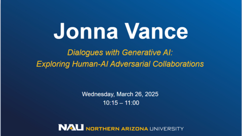 Thumbnail for AI Week - Jonna Vance