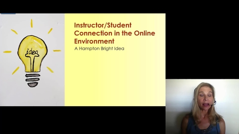 Thumbnail for Hampton Bright Idea: Instructor Communication
