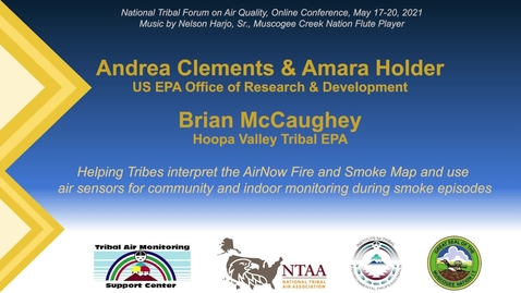 Thumbnail for entry Helping Tribes interpret the AirNow Fire and Smoke Map and use air sensors for community and indoor monitoring during smoke episodes