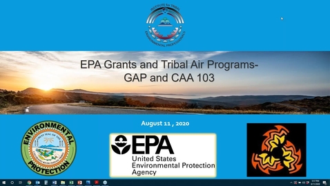 Thumbnail for entry EPA Grants and Tribal Air Quality Programs - GAP and CAA 103