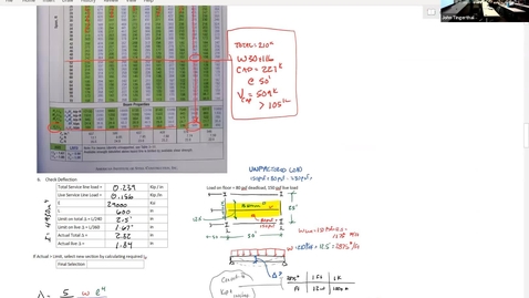Thumbnail for cm331 beam design 05 - AISC table 3-10