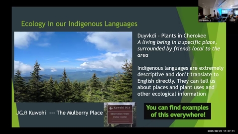 Thumbnail for A Discussion with Tribal Plant and Seed Growers and Restoration Projects