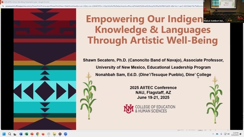Thumbnail for Shawn Secatero Empowering Indigenous Knowledge and Languages