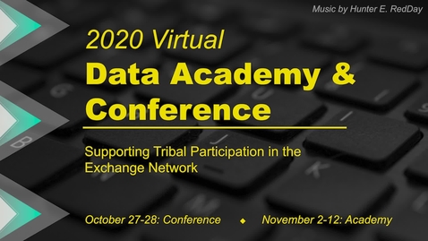 Thumbnail for entry Welcoming Remarks (2020 Virtual Data Conference)