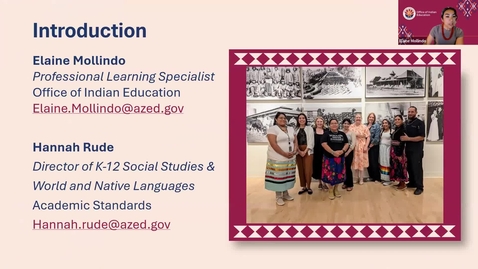 Thumbnail for Arizona Office of Indian Education: Resources and Professional Learning for 2023-2026