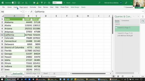 Thumbnail for Smarter Data Management using Excel Tools: Day 2, Part 1 FINAL