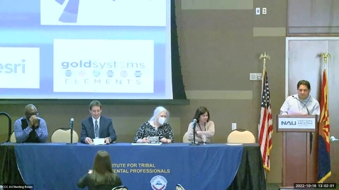 Thumbnail for A Conversation with EPA OMS and Tribes on the Exchange Network
