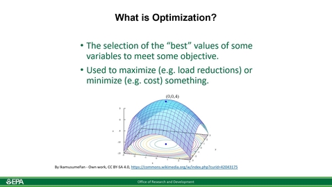 Thumbnail for An Overview of EPA's River Basin Export Optimization Support Tool (RBEROST)