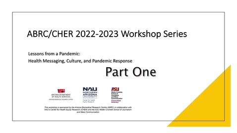 Thumbnail for ABRC 2023: Health Messaging