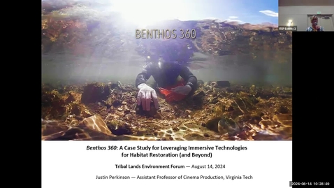 Thumbnail for &quot;Benthos 360&quot; VR Experience - A Case Study for Leveraging Immersive Technology for Habitat Restoration