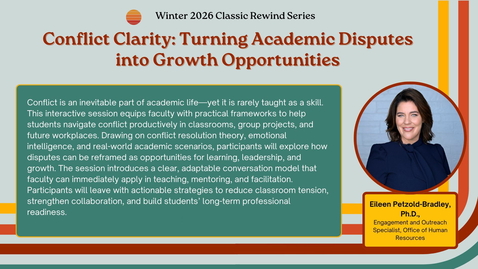 Thumbnail for Conflict Clarity: Turning Academic Disputes into Growth Opportunities