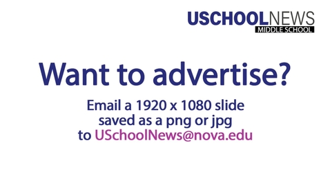 Thumbnail for USchool News (Middle School Edition): 08.30.2021