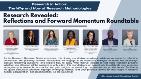 Thumbnail for Reflections and Forward Momentum Roundtable