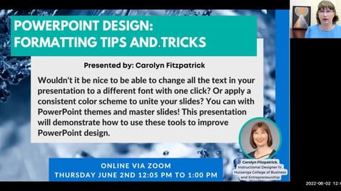 Thumbnail for PowerPoint Design: Formatting Tips and Tricks