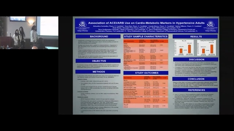 Thumbnail for entry Association of ACE-I/ARB Use on Cardio-Metabolic Markers in Hypertensive Adults April 2016