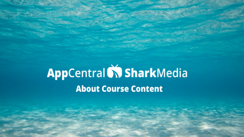 Thumbnail for About Course Content