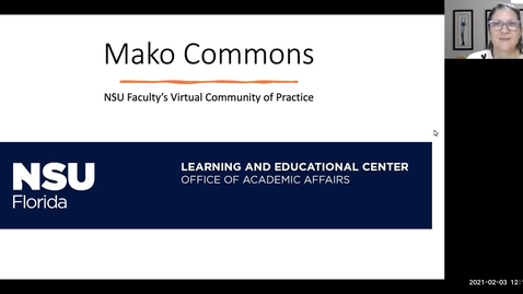 Thumbnail for MAKO Commons Information Session