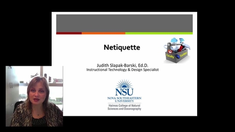 Thumbnail for Judith Netiquette 2017