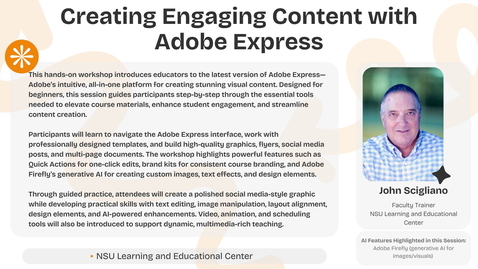 Thumbnail for Creating Engaging Content with Adobe Express