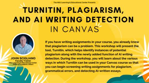 Thumbnail for Turnitin, Plagiarism, and AI Writing Detection in Canvas