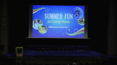 Thumbnail for entry Camp Nova Orientation 2023