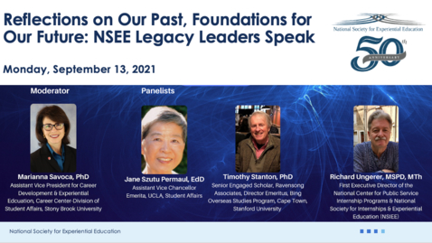 Thumbnail for entry NSEE: Reflections on our Past, Foundations for our Future: NSEE Legacy Leaders Speak