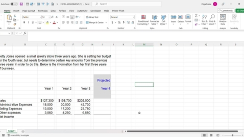 Thumbnail for Excel_Assignment_Data Analytics in Auditing