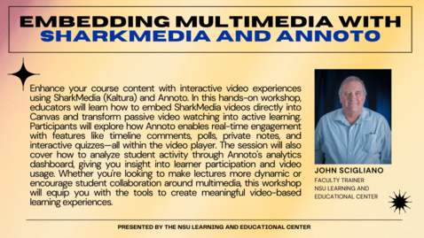 Thumbnail for Embedding Multimedia with SharkMedia and Annoto