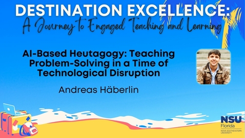 Thumbnail for entry 18 - AI-Based Heutagogy: Teaching Problem-Solving in a Time of Technological Disruption