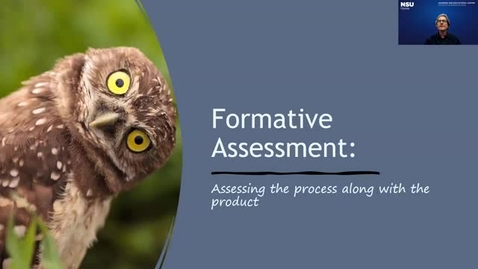 Thumbnail for entry Formative Assessment: Assessing the Process Along with the Product -  Workshop July 20, 2023