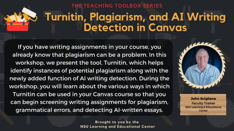 Thumbnail for Turnitin, Plagiarism, and AI Writing Detection in Canvas