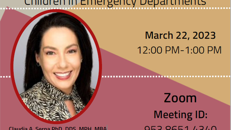 Thumbnail for entry 2023.03.22 Racial and Ethnic disparities in firearm-related injuries among Florida children in Emergency Departments