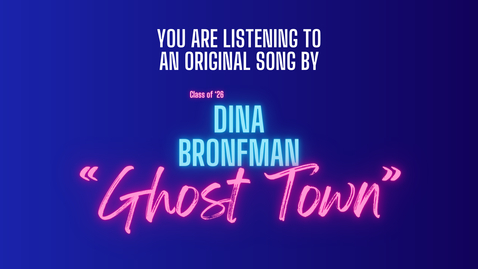 Thumbnail for Ghost Town (Ft. Dina Bronfman)