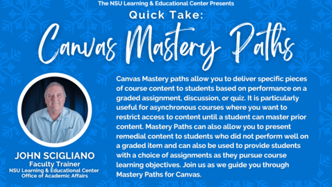Thumbnail for Canvas Mastery Paths Quick Take