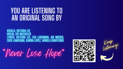 Thumbnail for Never Lose Hope (ft. Victoria Lee)