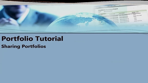 Thumbnail for entry Portfolio Tutorial: Sharing Portfolios