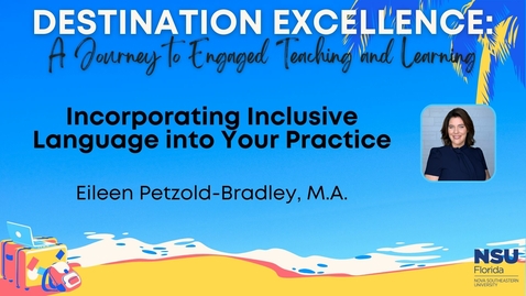 Thumbnail for entry 32b - Incorporating Inclusive Language into your Practice