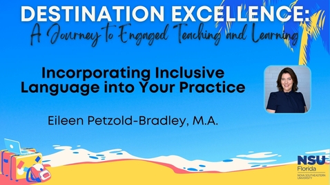 Thumbnail for 32b - Incorporating Inclusive Language into your Practice